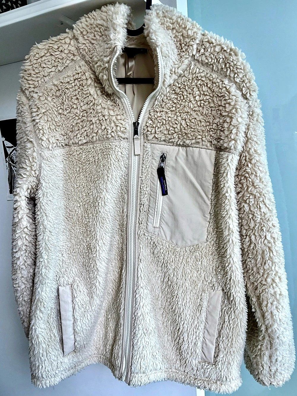 Patagonia Retro-X Fleece women’s Jacket in Cream Size Small Like New